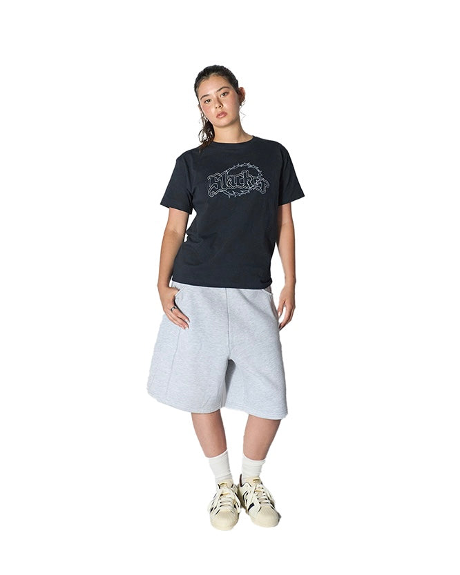 baggy sweat pants black
