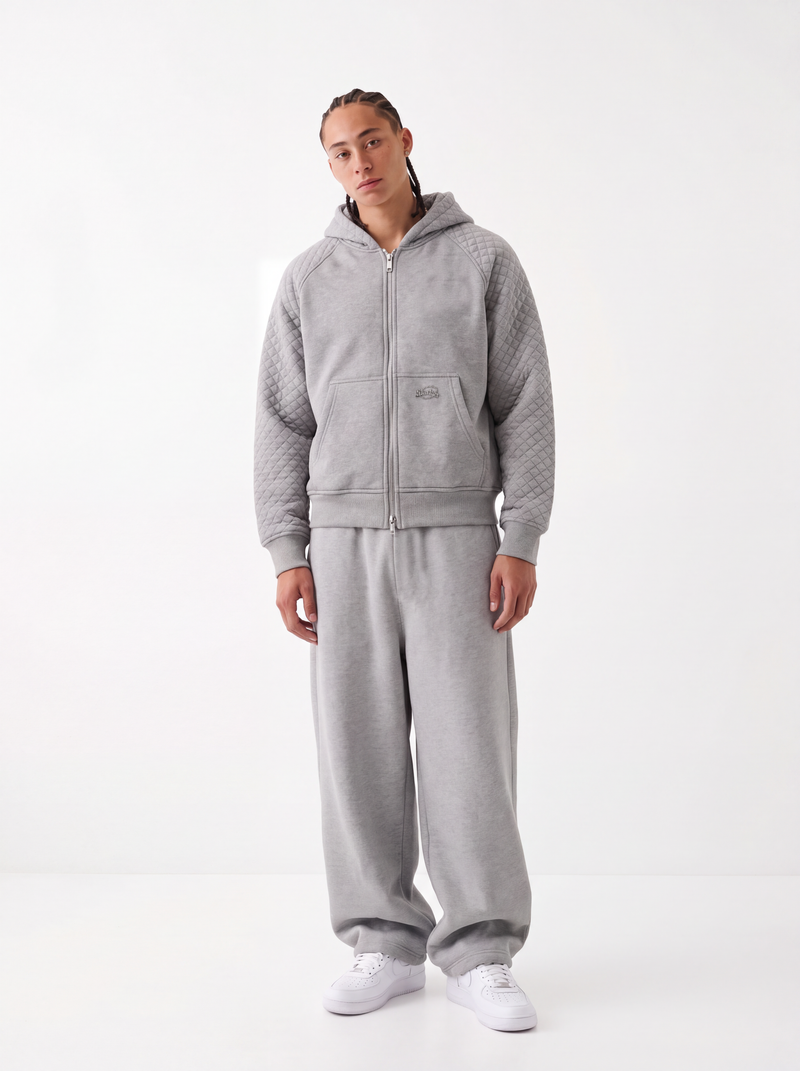 SLACKER WIDE SWEATPANTS GRAY