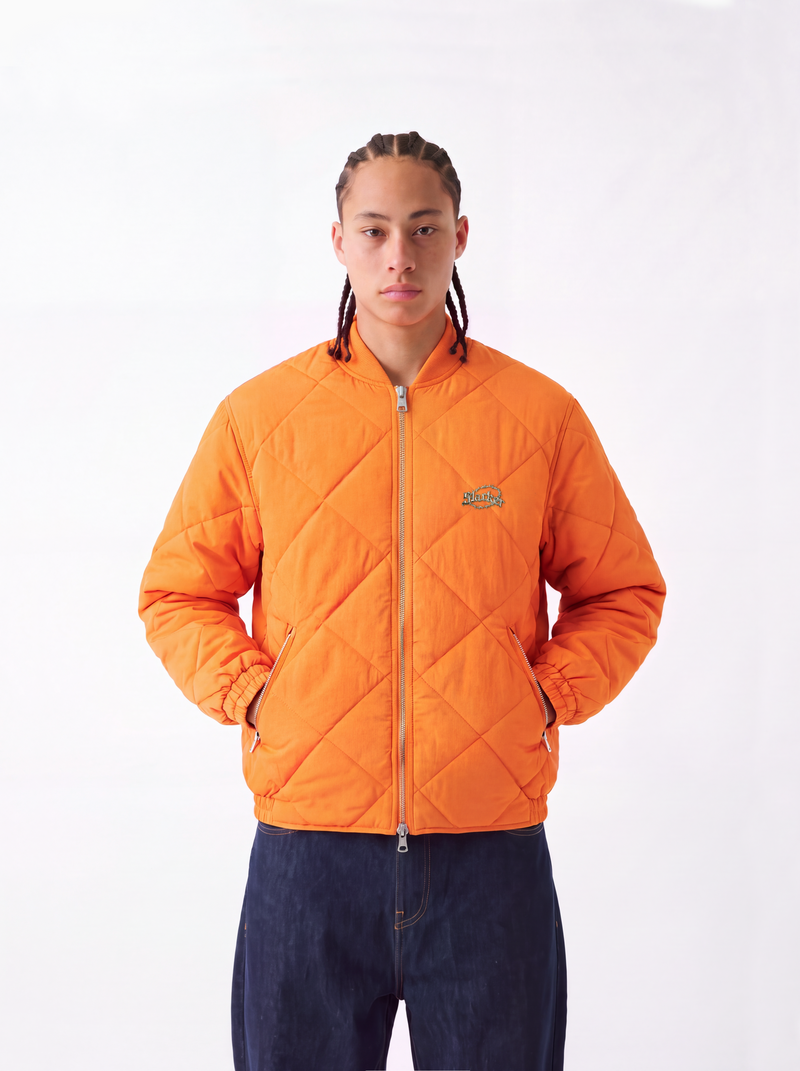 SLACKER QUILTING MA-1 ORANGE