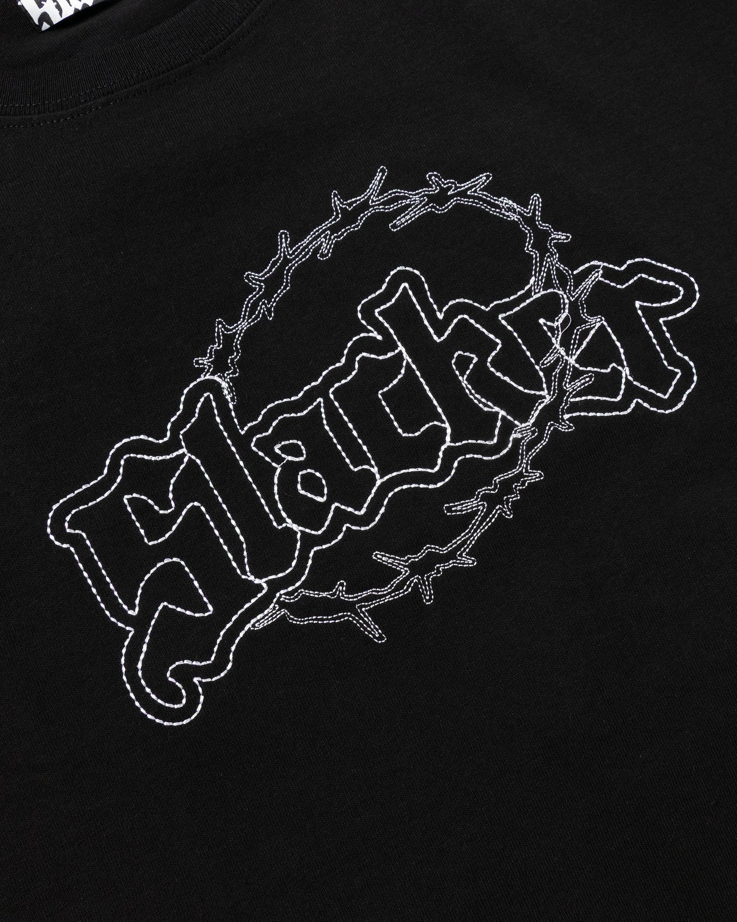 slacker logo tee black