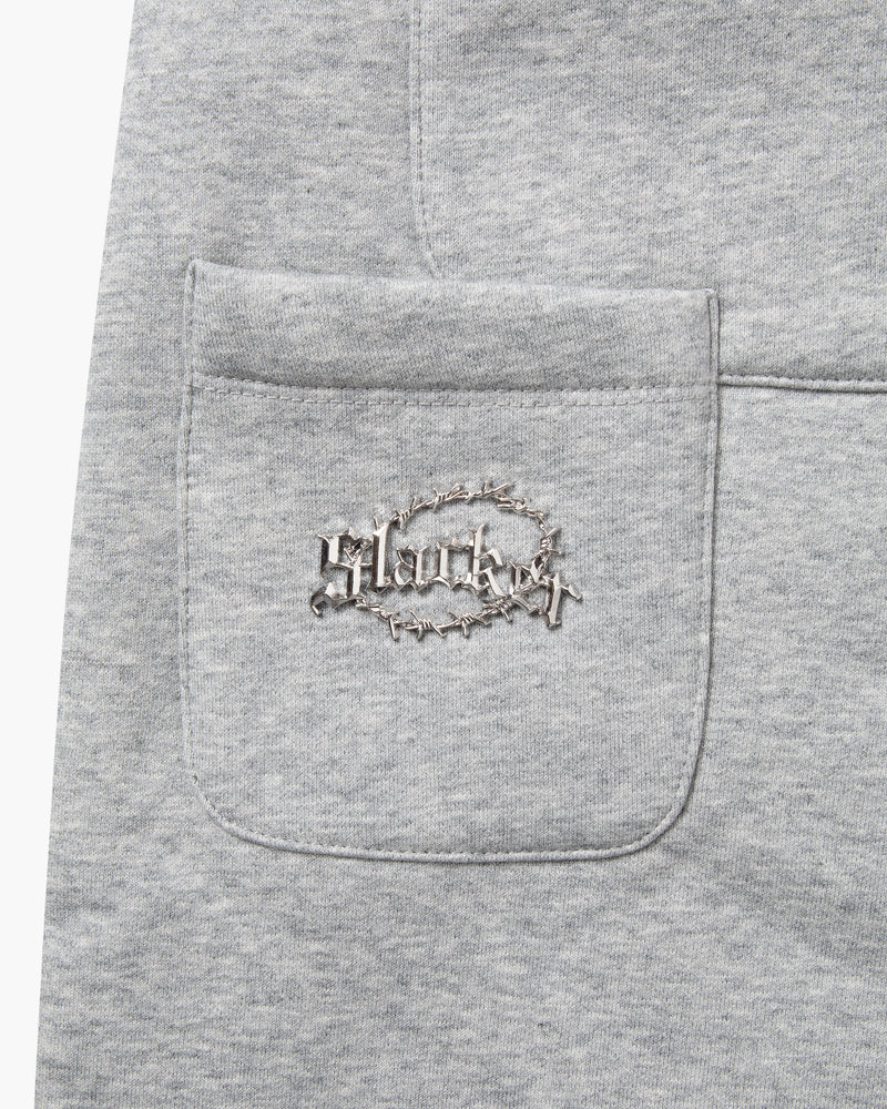 SLACKER WIDE SWEATPANTS GRAY