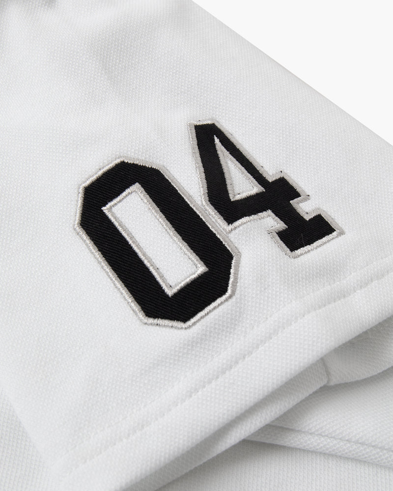 SLACKER CREST POLO WHITE