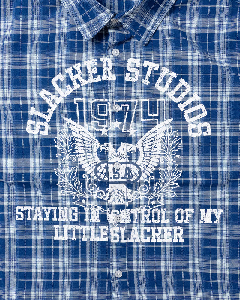 HAWK PLAID SHIRT BLUE