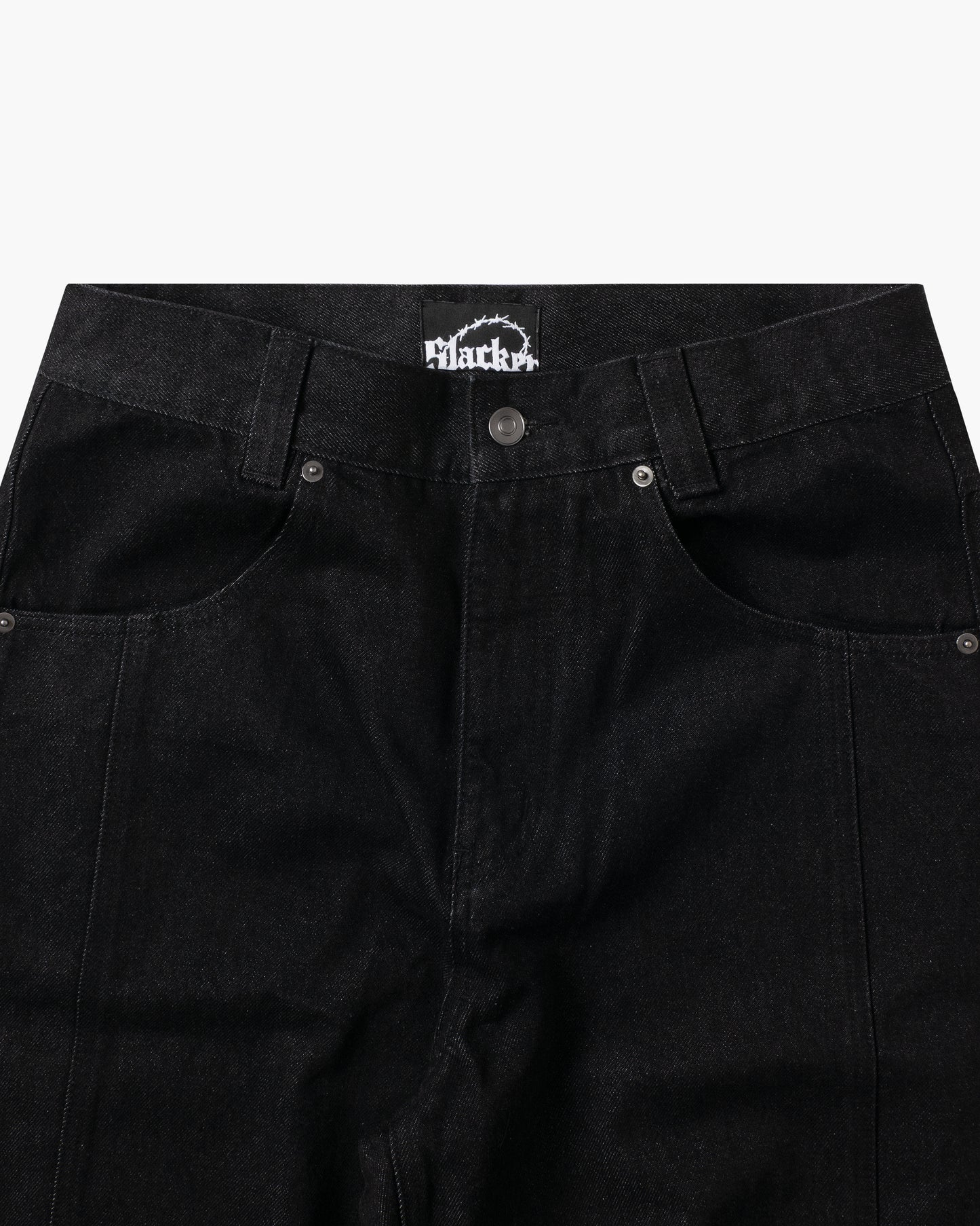Baggy Denim Pants Black