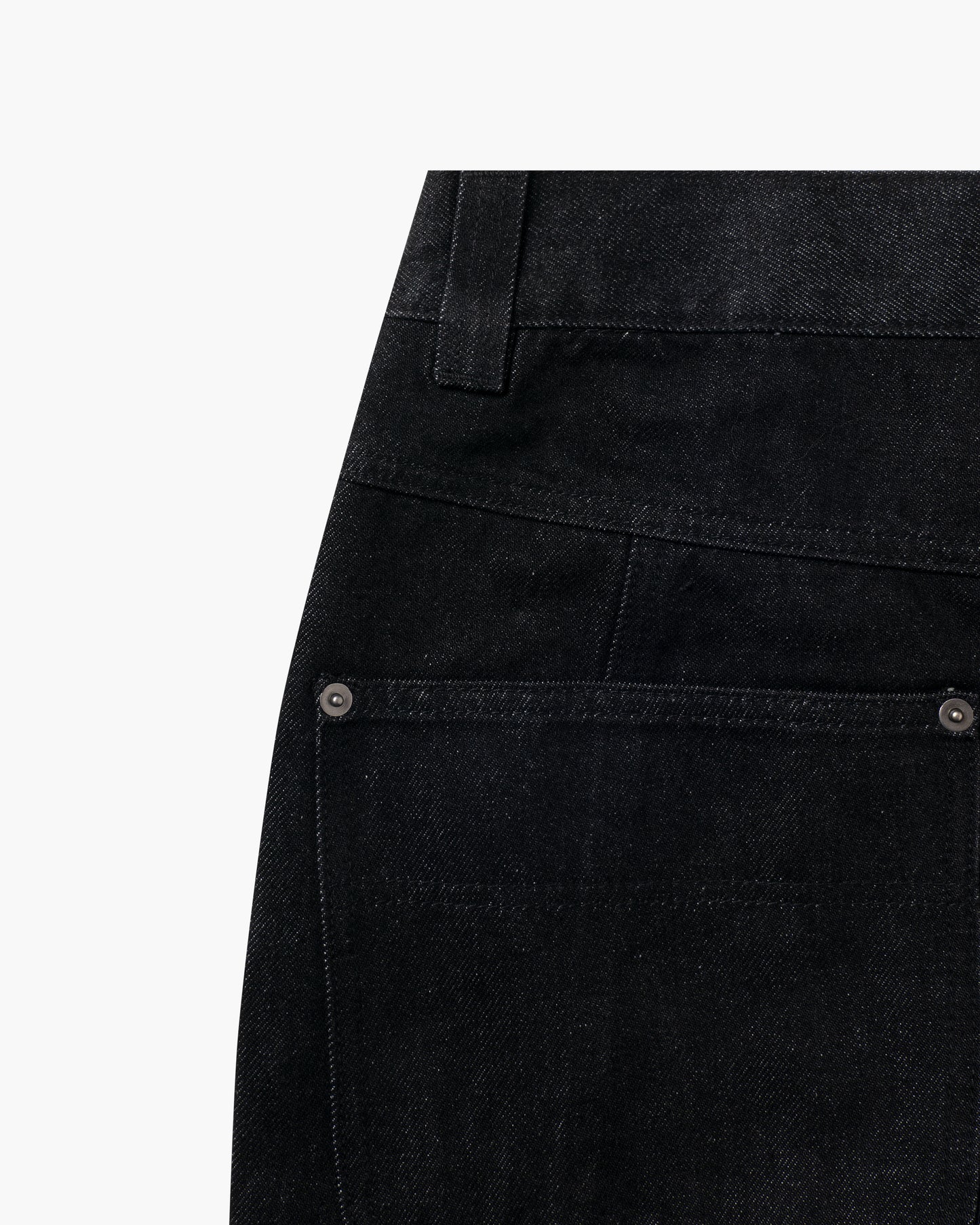 Baggy Denim Pants Black