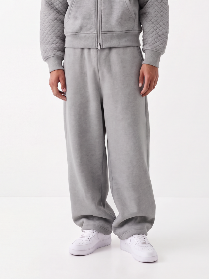 SLACKER WIDE SWEATPANTS GRAY