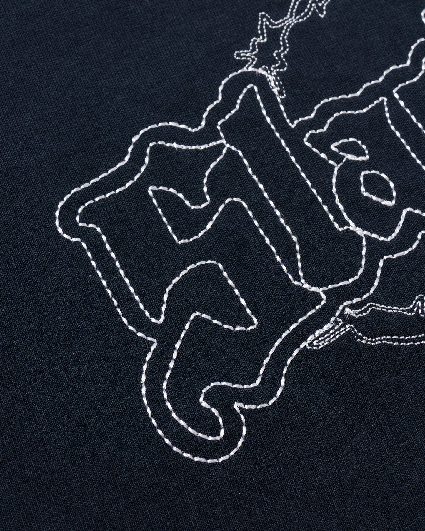 slacker logo tee navy