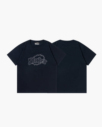 Slacker Logo Tee Navy
