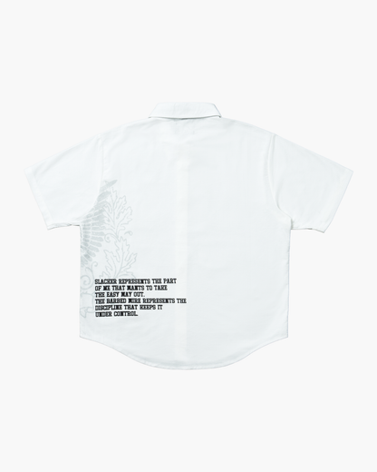 hawk open shirt gray