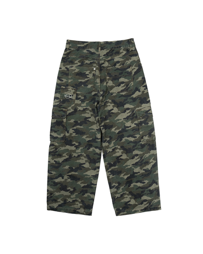 camo baggy cargo pants khaki
