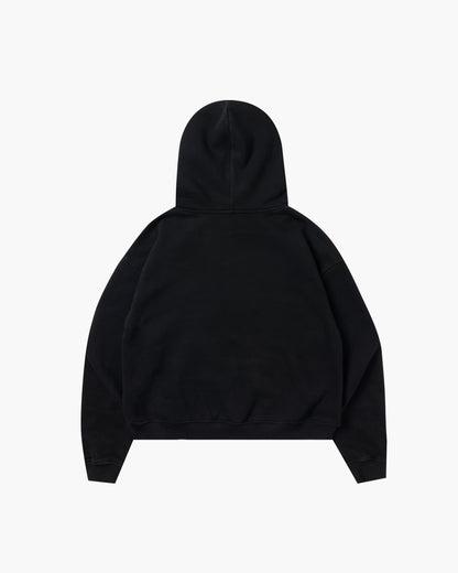 Slacker Appliqué Logo Hoodie - Black