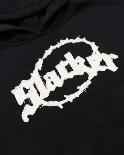 Slacker Appliqué Logo Hoodie - Black