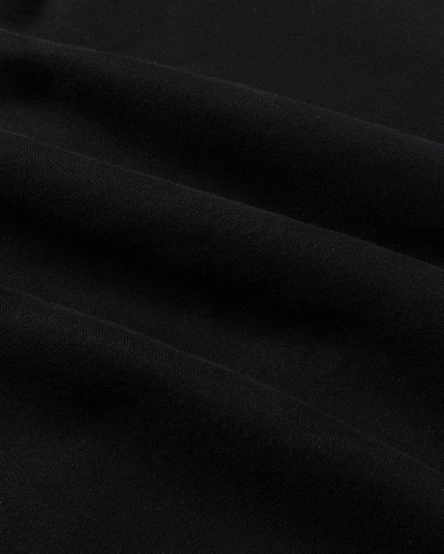 slacker applique logo hoodie Black