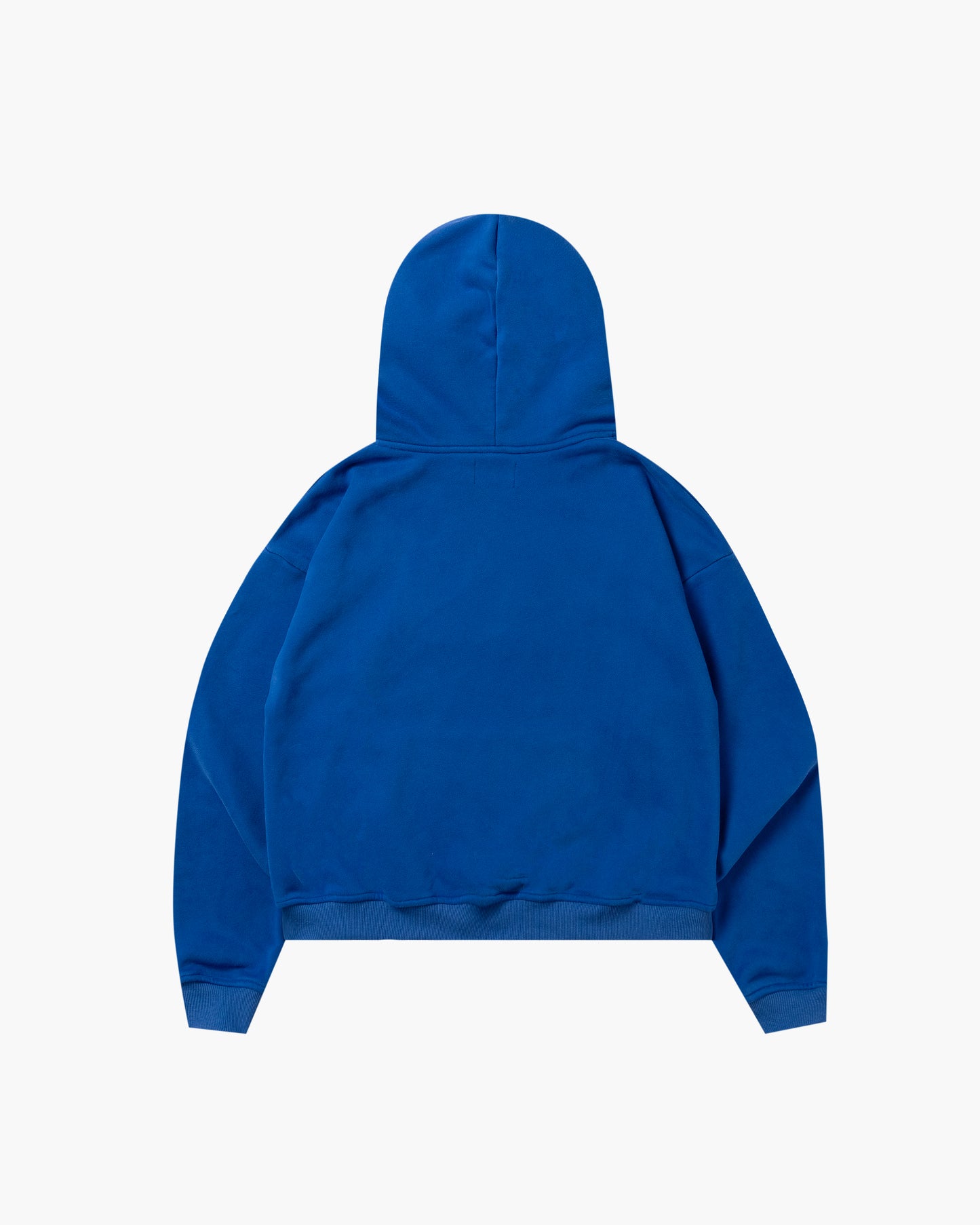 slacker applique logo hoodie Blue
