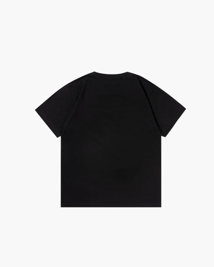 SLACKER LOGO TEE BLACK