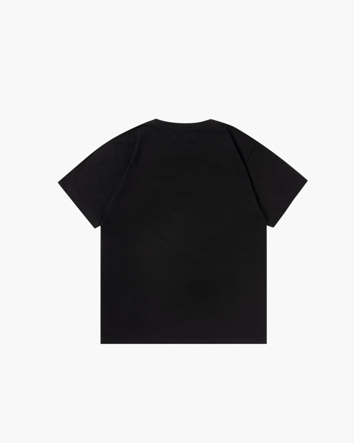 SLACKER LOGO TEE BLACK