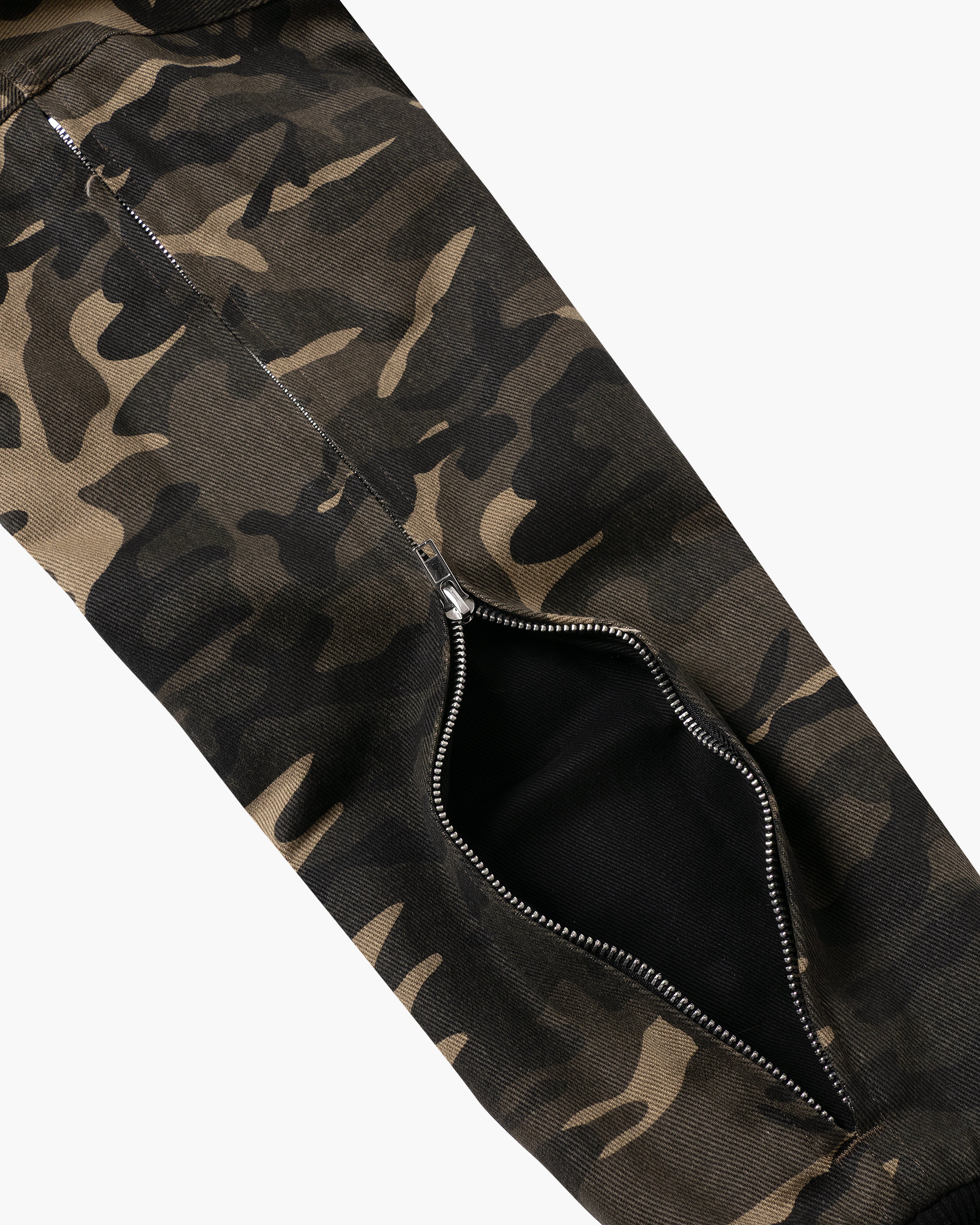 Zip-Sleeve Camo MA-1 Jacket – Slacker