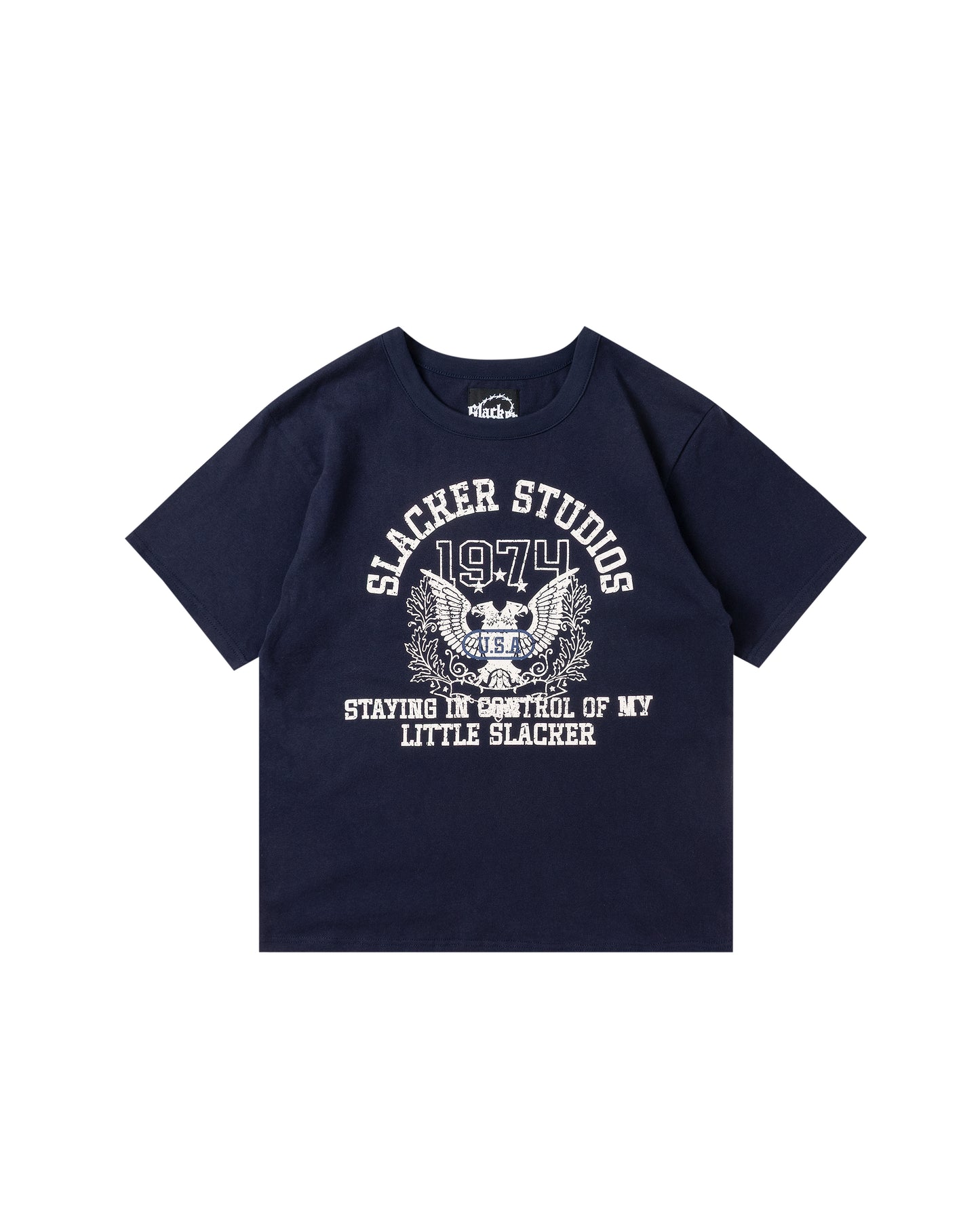 slacker hawk tee navy