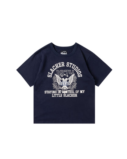 SLACKER HAWK TEE NAVY