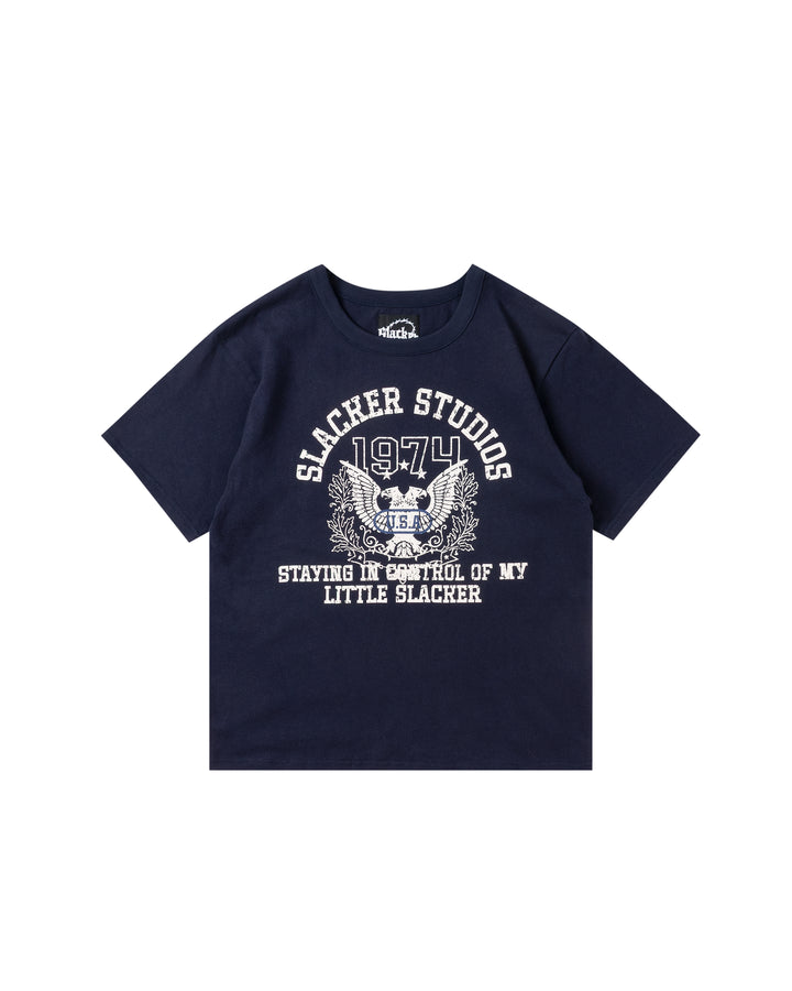 SLACKER HAWK TEE NAVY
