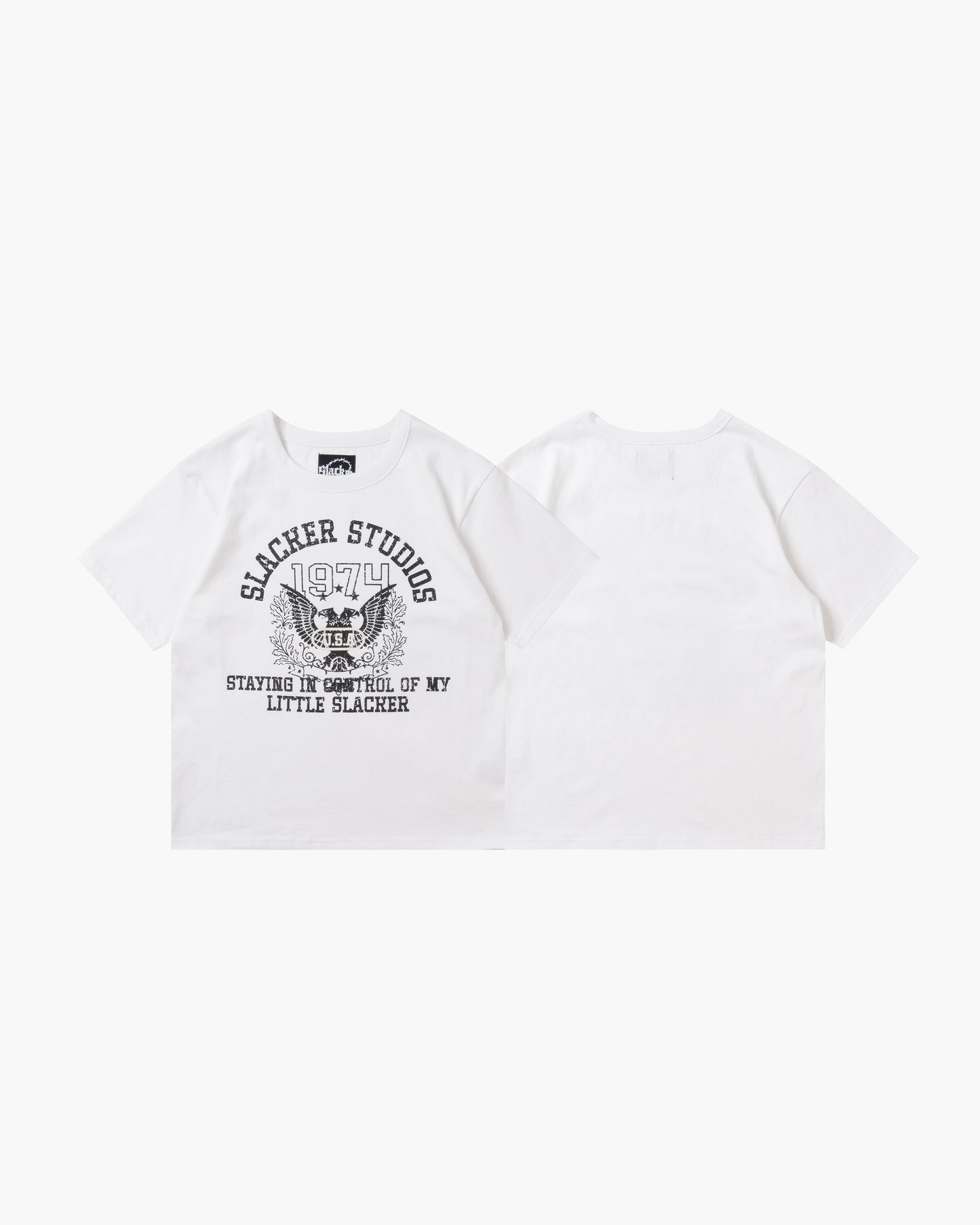 slacker hawk tee white