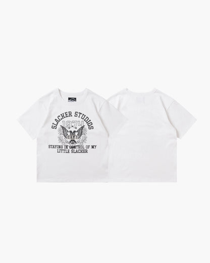 SLACKER HAWK TEE WHITE