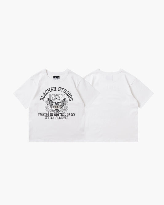 slacker hawk tee white