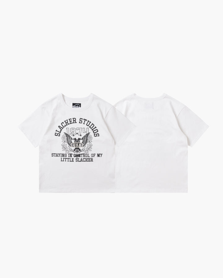 SLACKER HAWK TEE WHITE