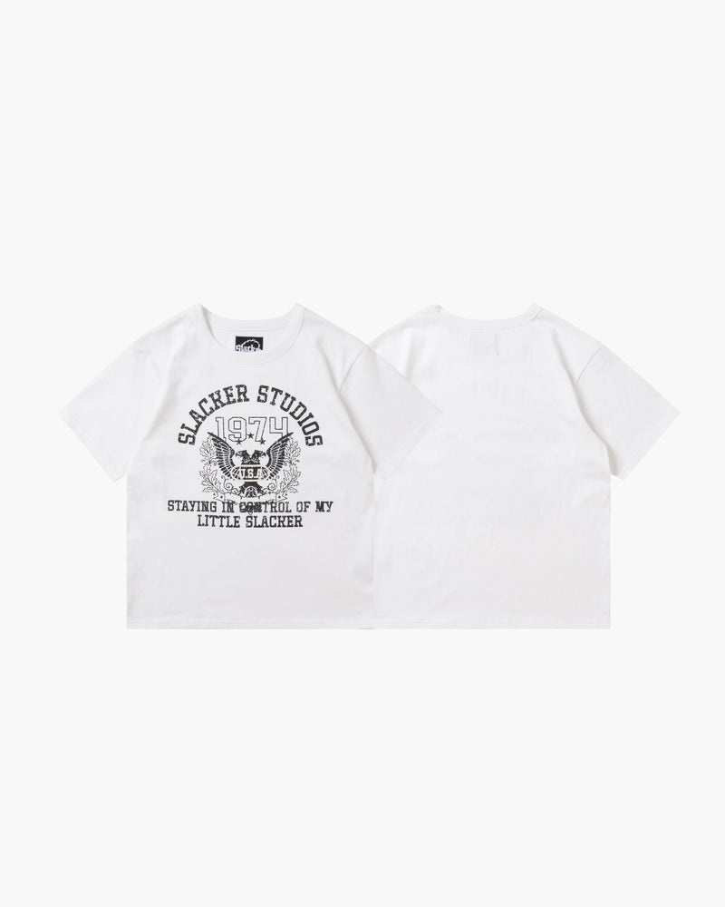 SLACKER HAWK TEE WHITE
