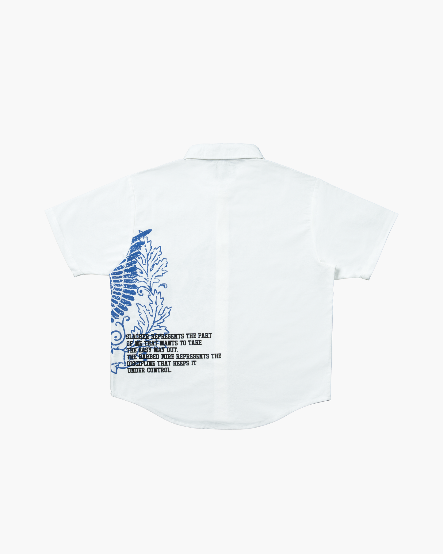 hawk open shirt blue