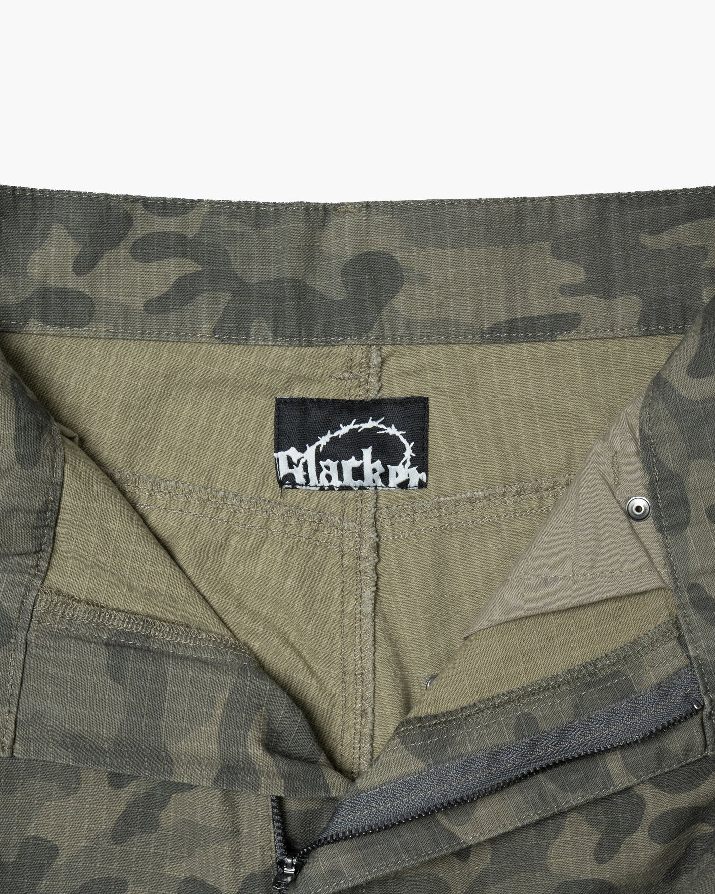 camo baggy cargo pants beige