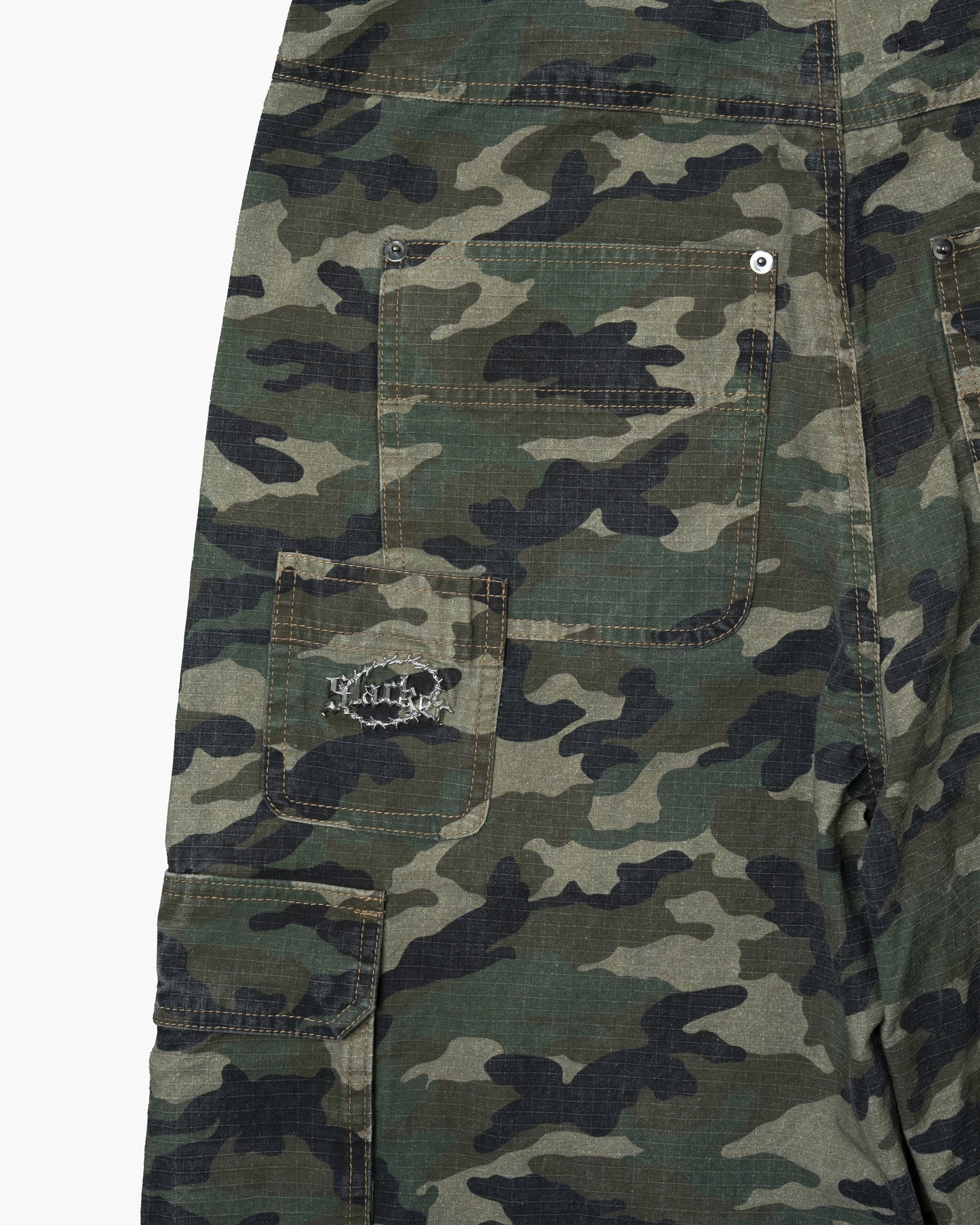 camo baggy cargo pants khaki
