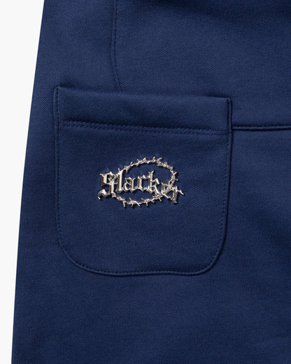SLACKER WIDE SWEATPANTS　NAVY
