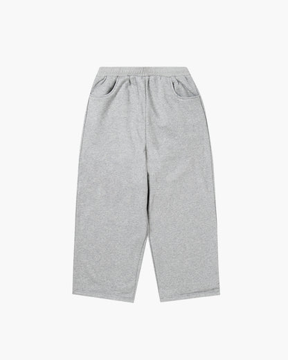 SLACKER WIDE SWEATPANTS GRAY