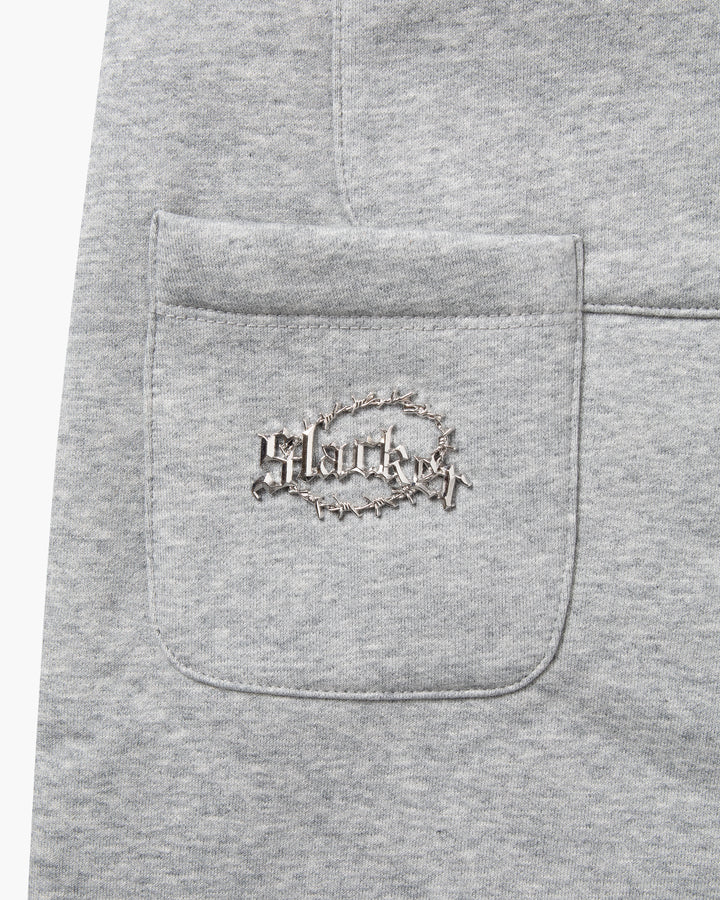 SLACKER WIDE SWEATPANTS GRAY