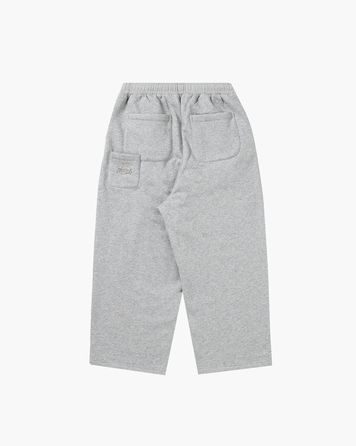 SLACKER WIDE SWEATPANTS GRAY