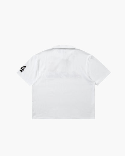 SLACKER CREST POLO WHITE
