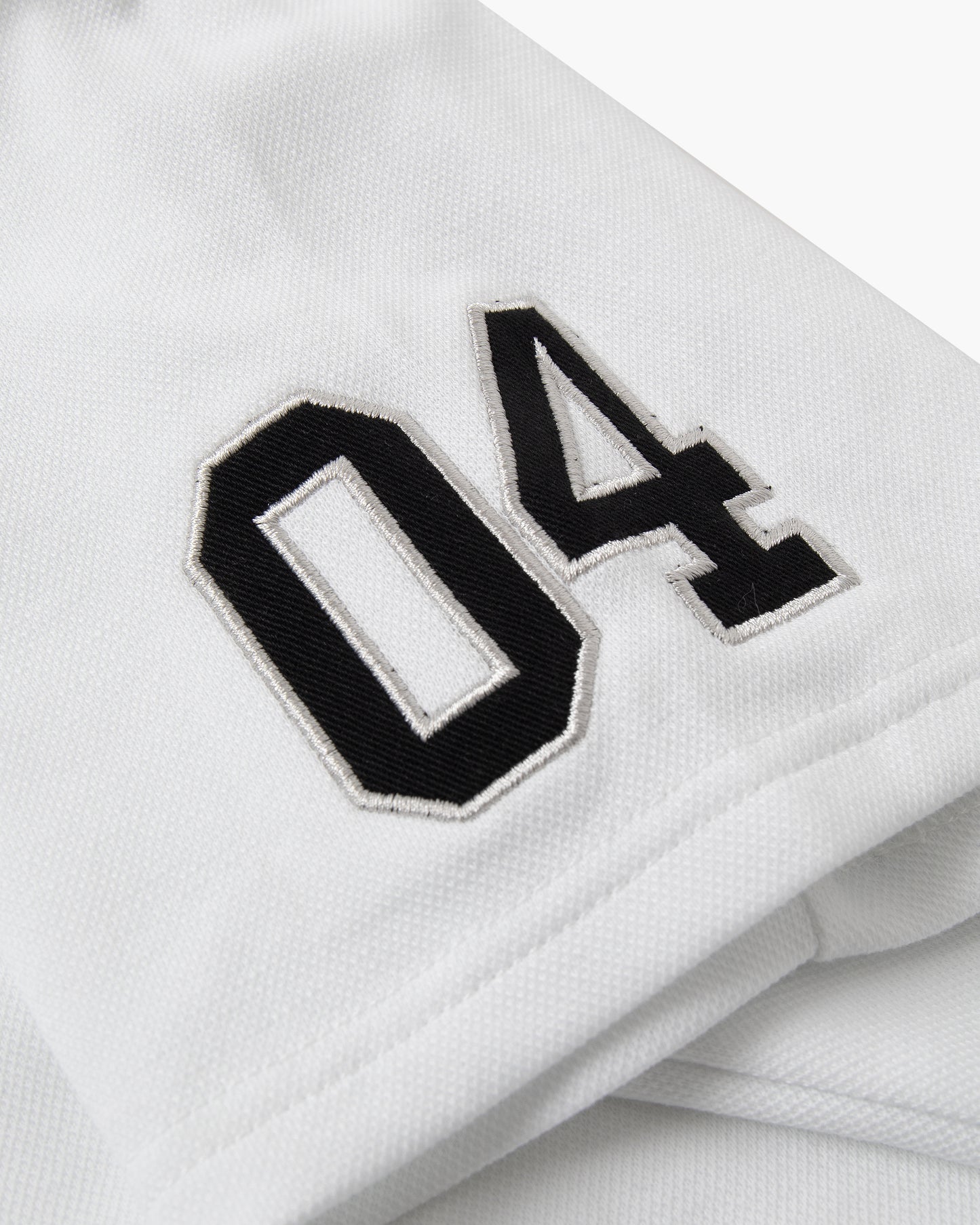 slacker crest polo white
