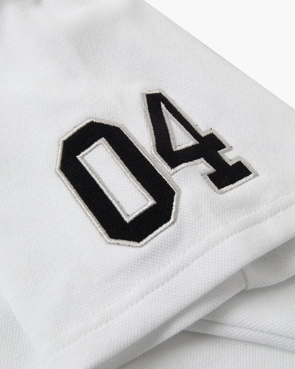 SLACKER CREST POLO WHITE