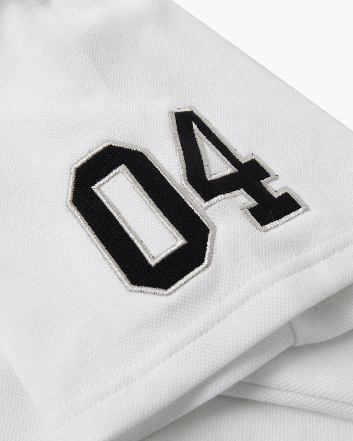 SLACKER CREST POLO WHITE