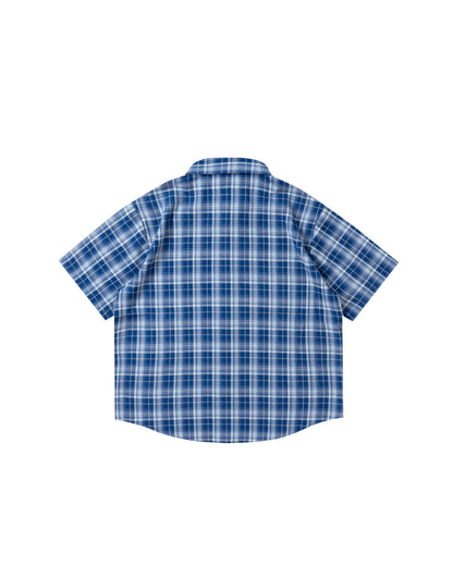 hawk plaid shirt blue