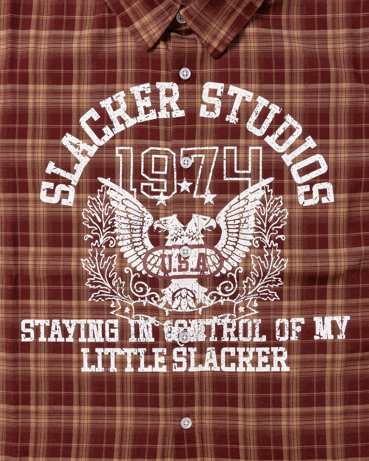 hawk plaid shirt bordeaux