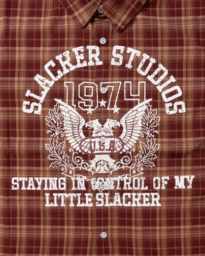 hawk plaid shirt bordeaux