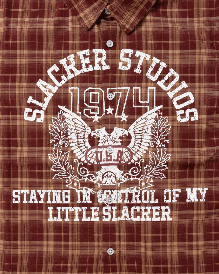 HAWK PLAID SHIRT BORDEAUX