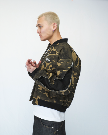 ZIP-SLEEVE CAMO MA-1
