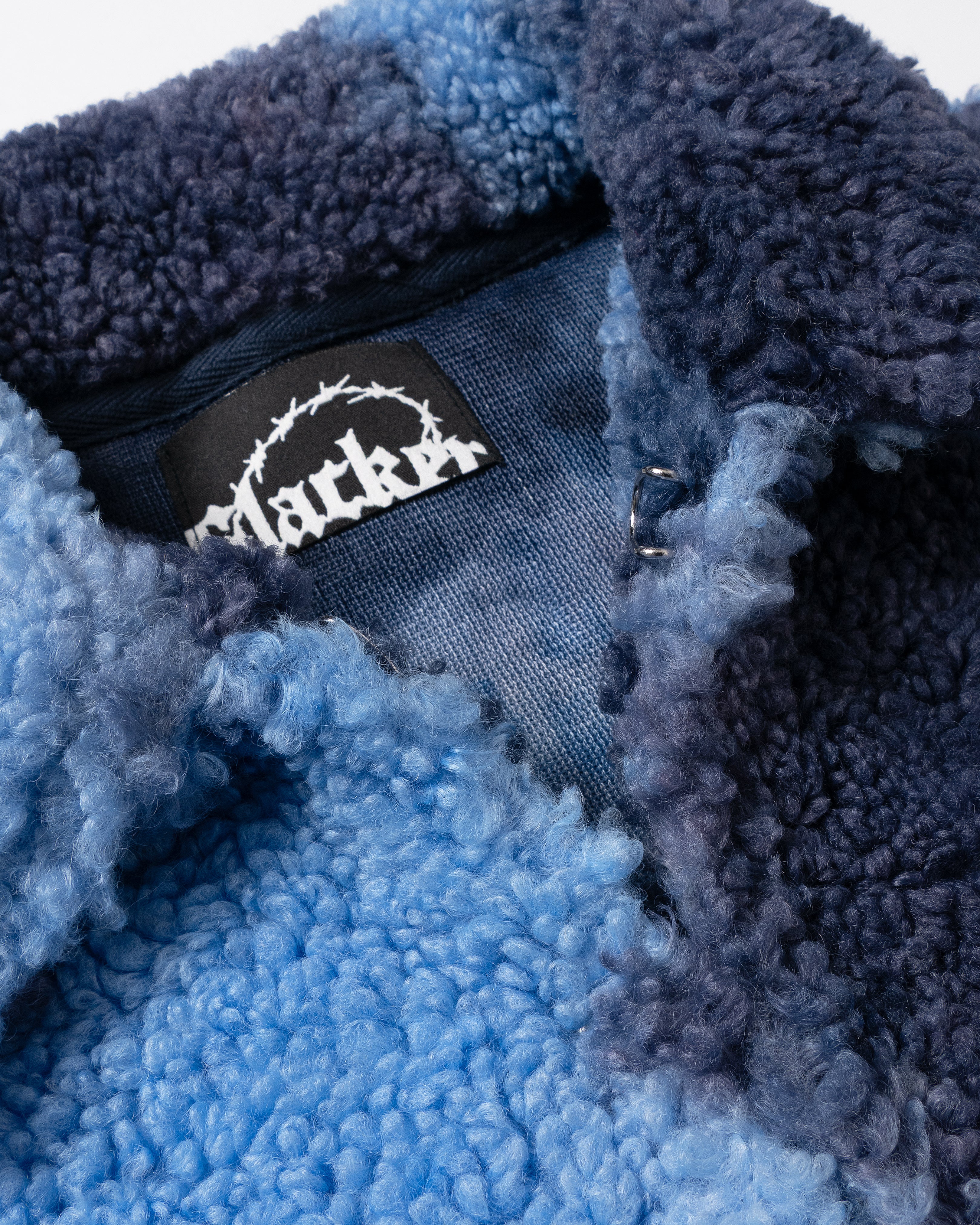 Tie-dye fleece half hook Blue – Slacker