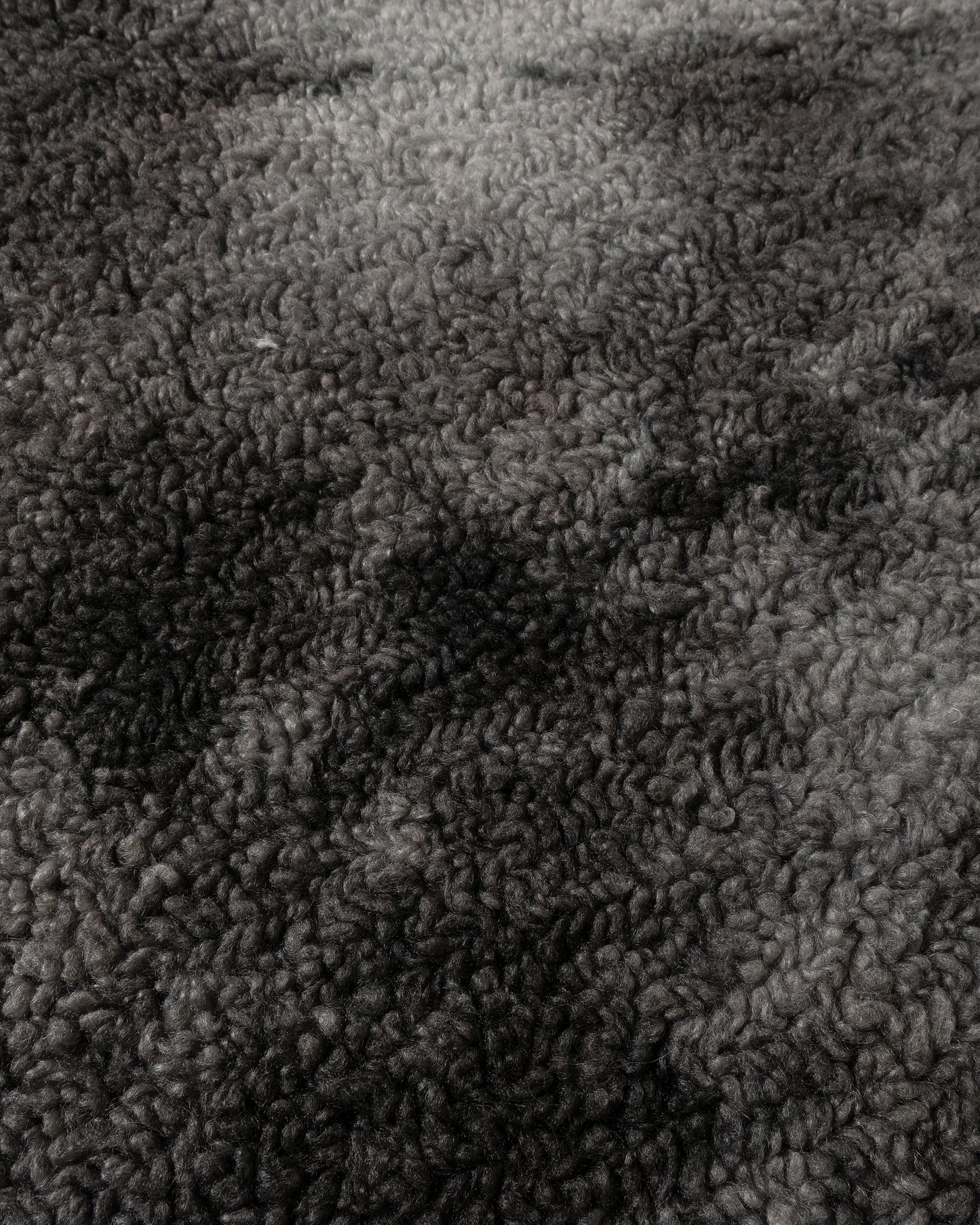 Tie-dye fleece half hook Black