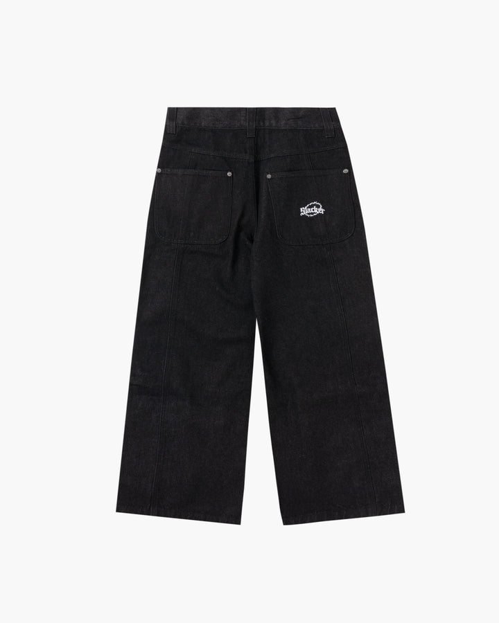 Baggy Denim Pants Black