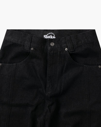 BAGGY DENIM PANTS BLACK