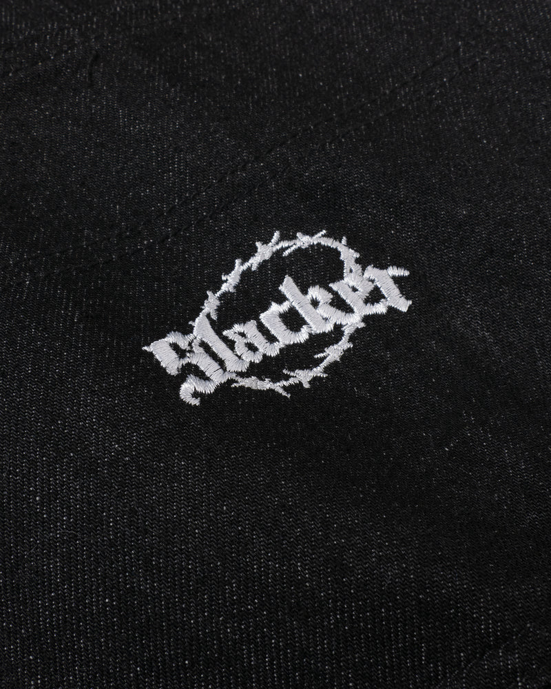 BAGGY DENIM PANTS BLACK